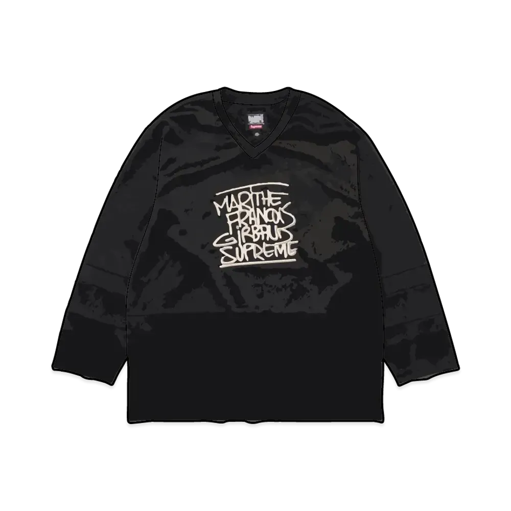 Supreme x Marithe + Francois Girbaud Hockey Jersey "Black"