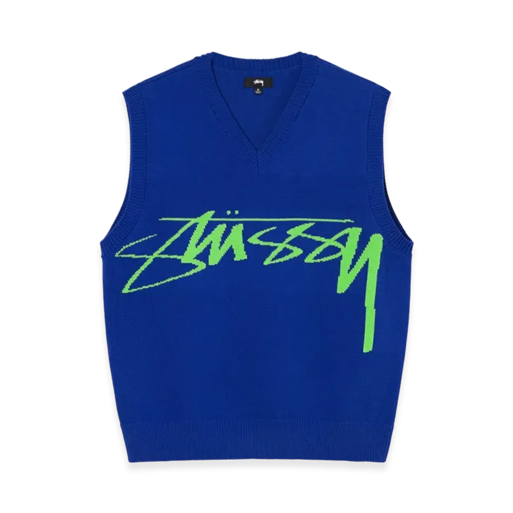 Stussy Sweater Vest "Blue"