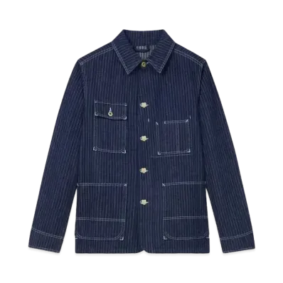 KENZO Relax Workwear Jacket "Rinse Black Denim"