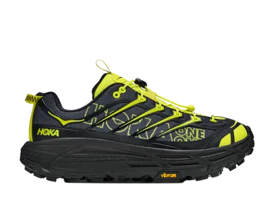 Hoka Mafate Three2 Wordmark "Black/Hoka Citrus"