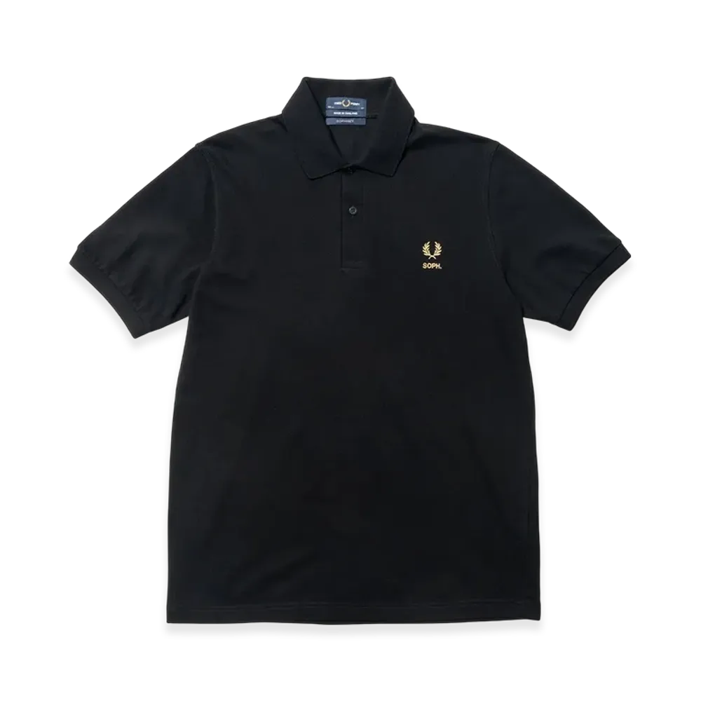 SOPHNET. Fred Perry M3 Polo Shirt "Black"