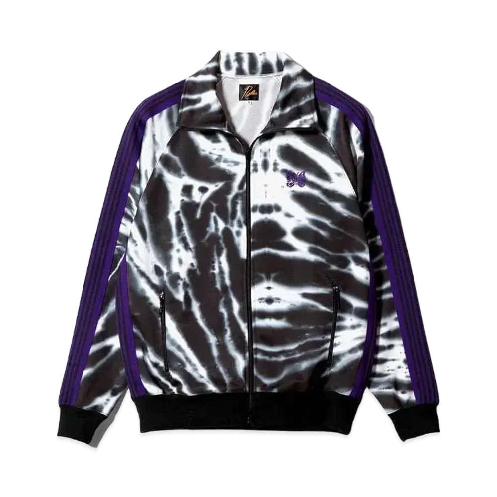 Needles Track Jacket P/S Tie Dye Print "Black"