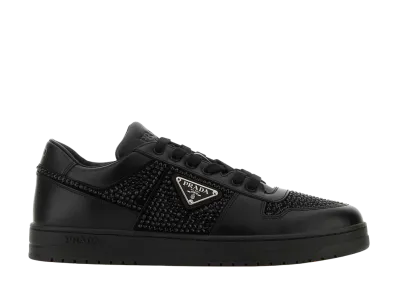 PRADA Leather Sneakers "Black"