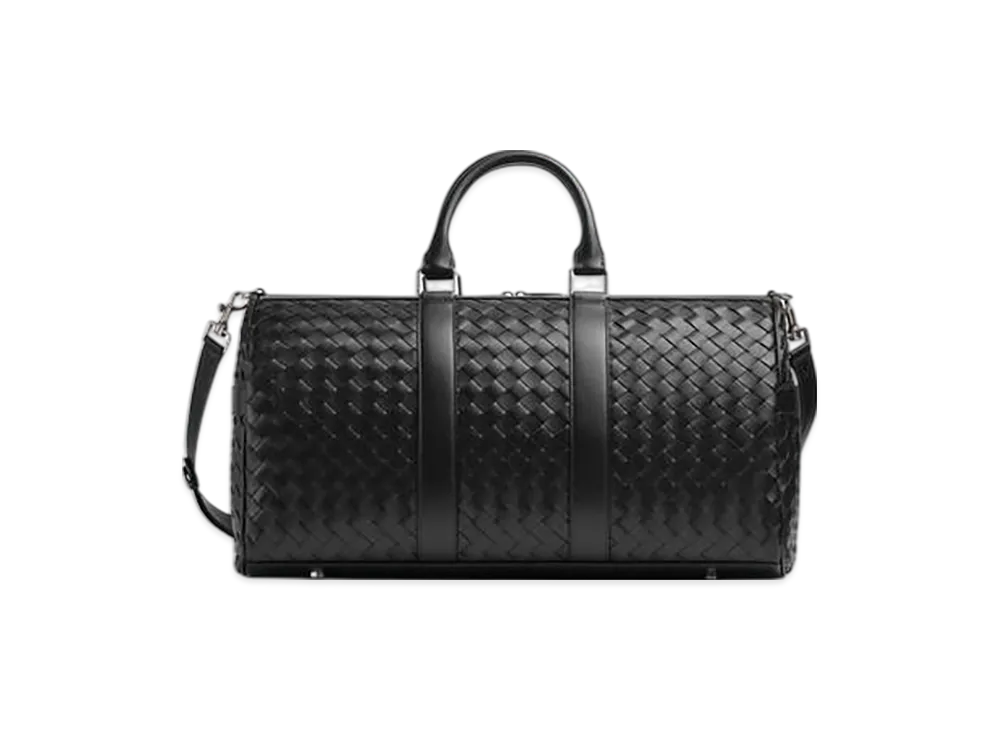Bottega Veneta Intrecciato Duffle "Black"