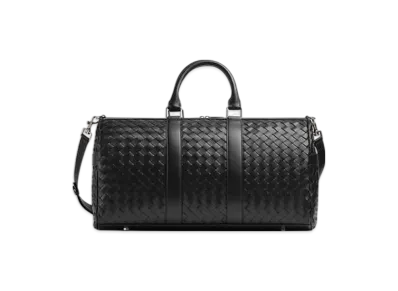 Bottega Veneta Intrecciato Duffle "Black"