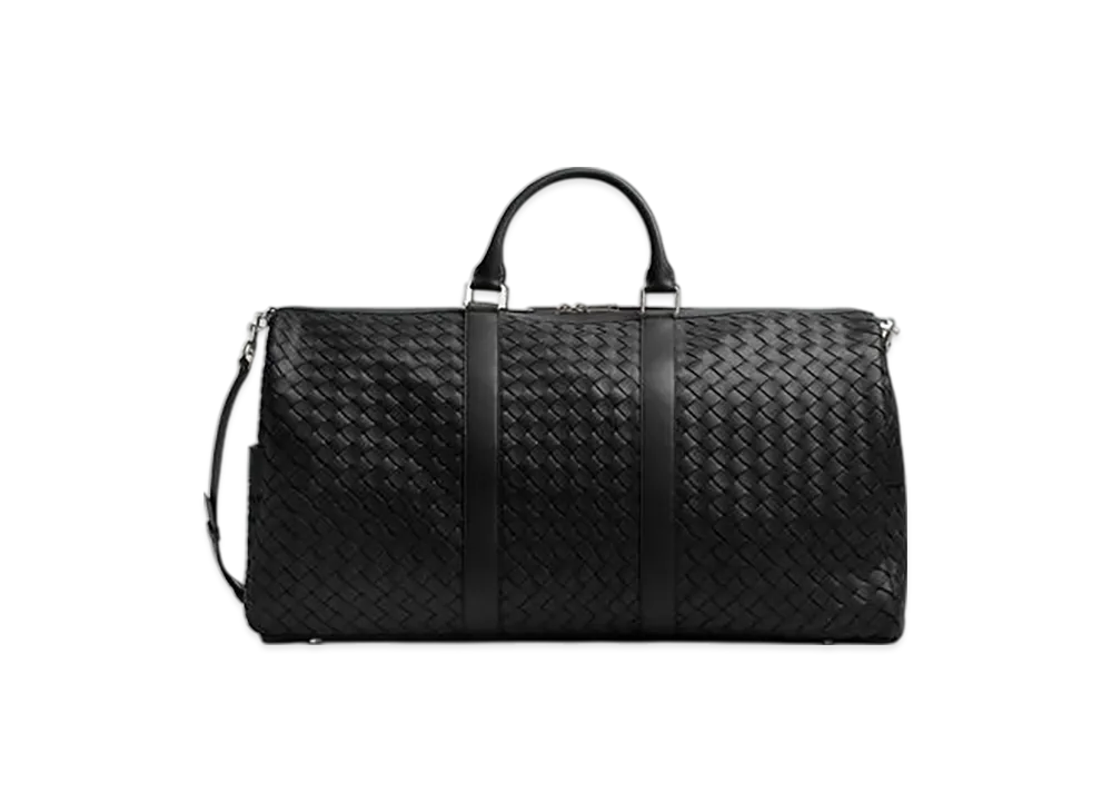 Bottega Veneta Large Intrecciato Duffle "Black"
