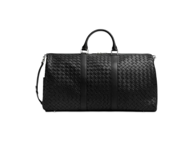 Bottega Veneta Large Intrecciato Duffle "Black"
