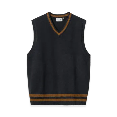 Carhartt WIP Stanford Vest Sweater "Dark Navy"