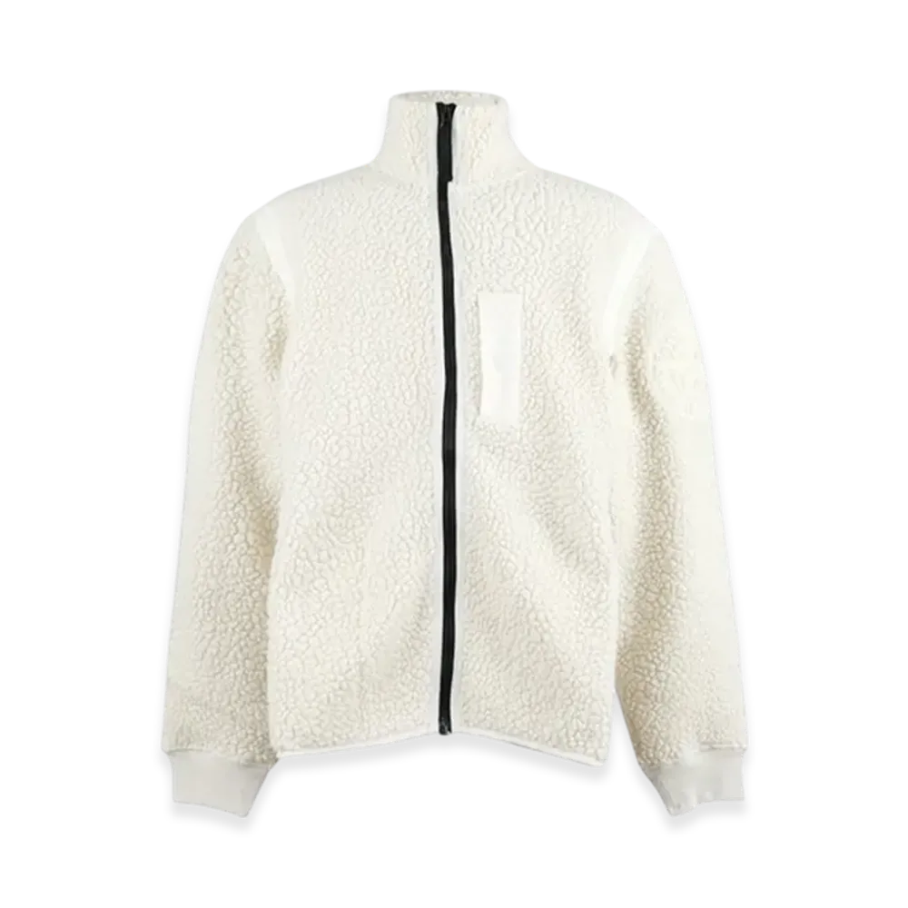 Stone Island 61441 Terry Fleece Track Top - 22FW "Natural White"