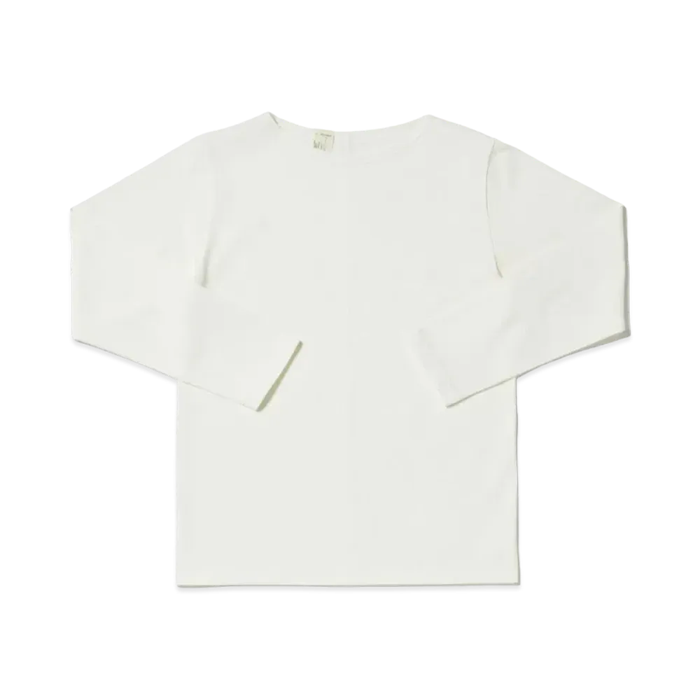 N.HOOLYWOOD Boat Neck Long Sleeve "White"