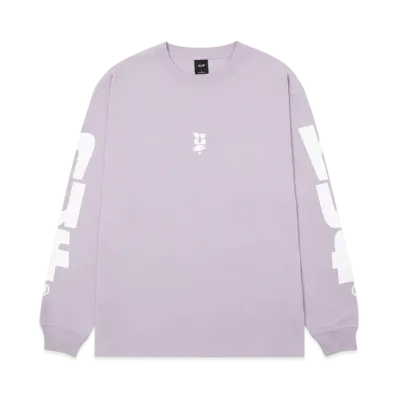 HUF Megablast Stretch LS Tee "Dust Purple"
