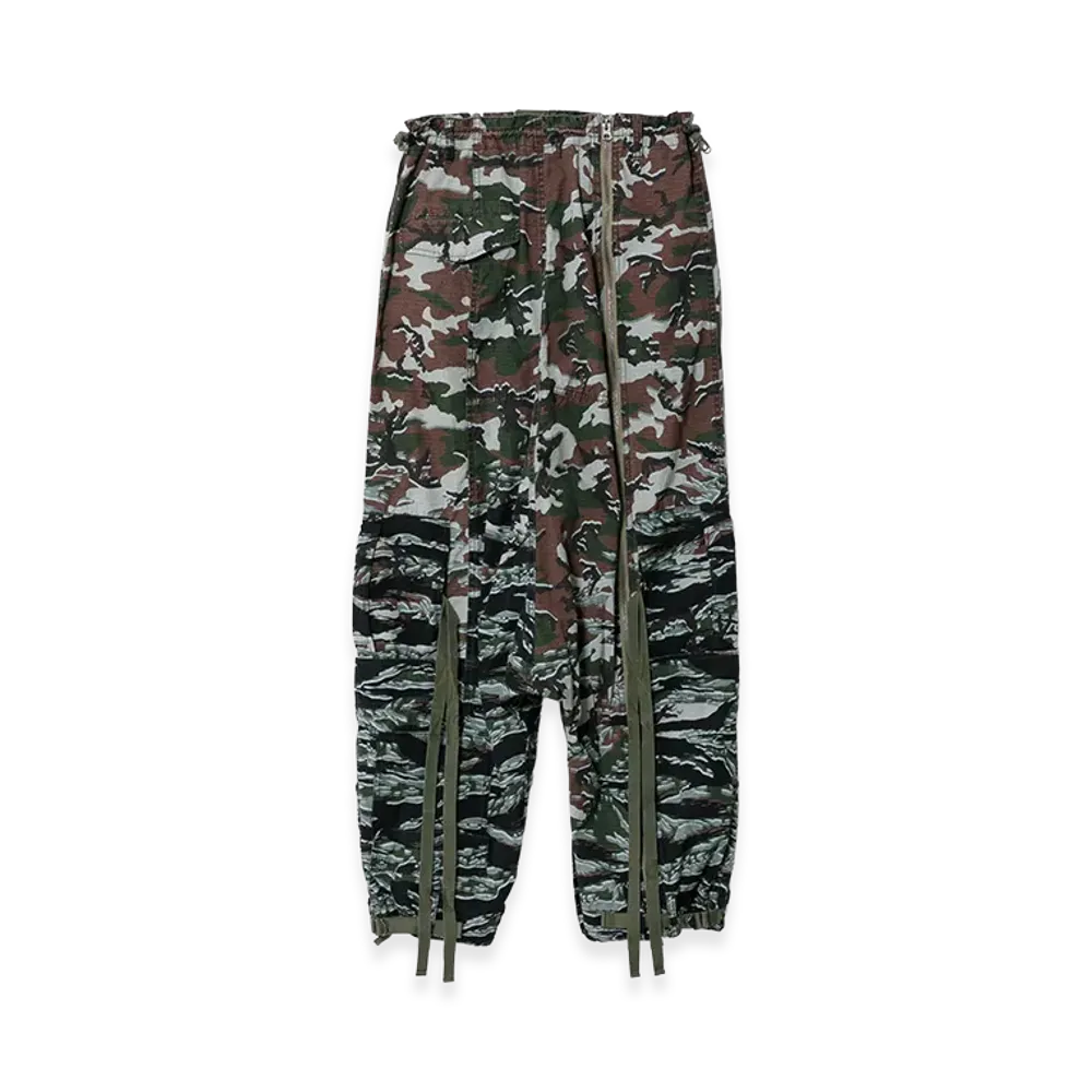 beautiful people x Alpha Industries Double-End Camouflage Cargo Pants "Olive"