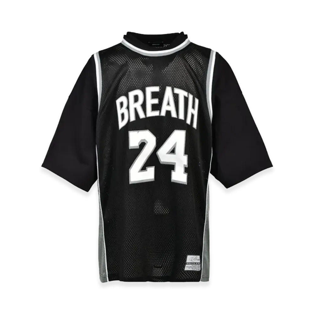 BREATH Layered Basket Ball Jersey Tee "Black"