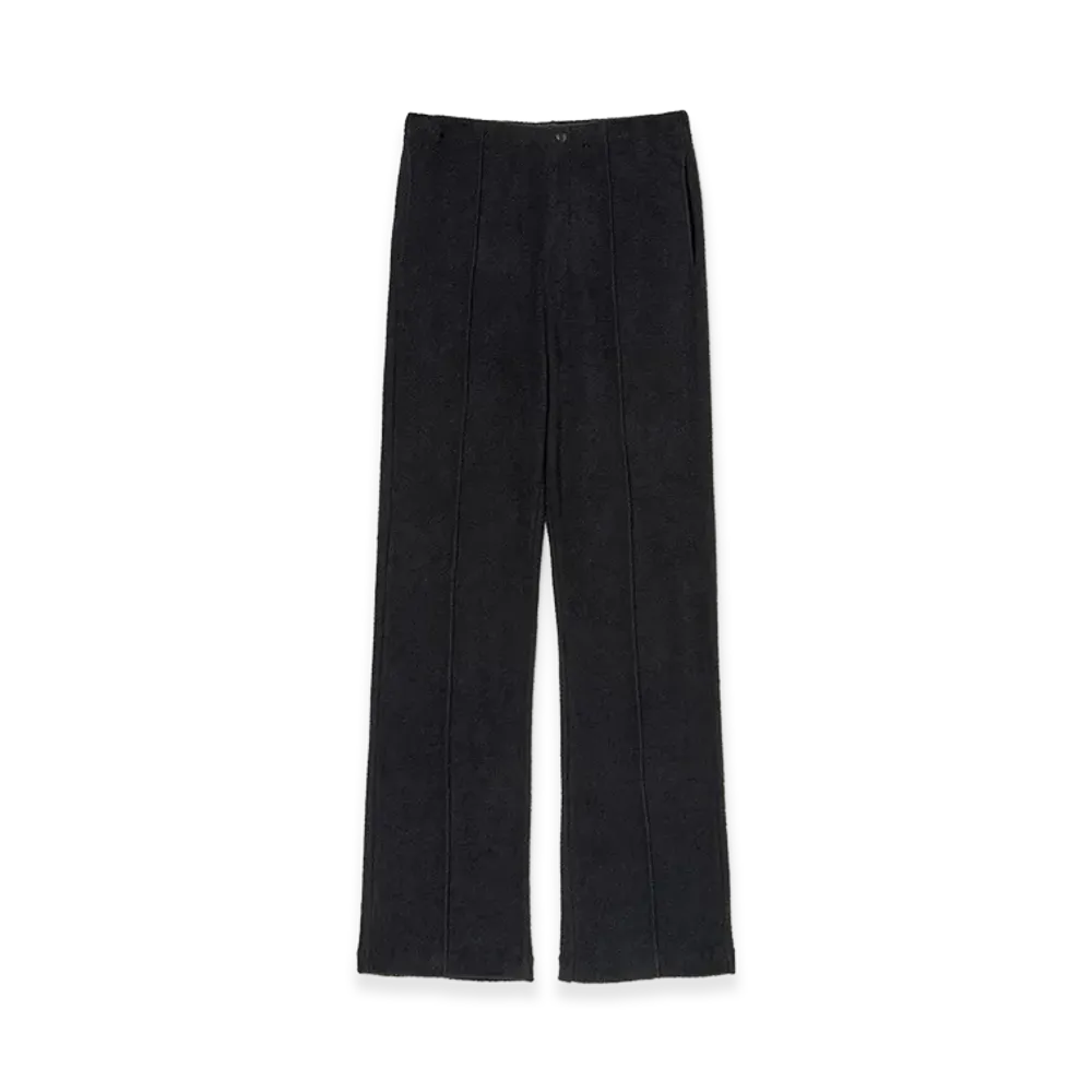 AURALEE Cotton Nylon Pile Pants "Navy"