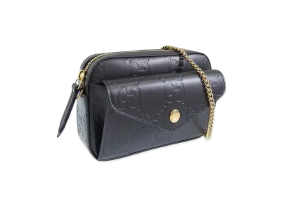 GUCCI Women's Shoulder Bag Leather "Black"