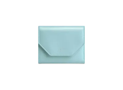 BALENCIAGA Envelope Bifold Wallet Smooth Calfskin Japan Exclusive "Light Blue"