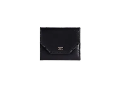 BALENCIAGA Envelope Bifold Wallet Smooth Calfskin "Black"