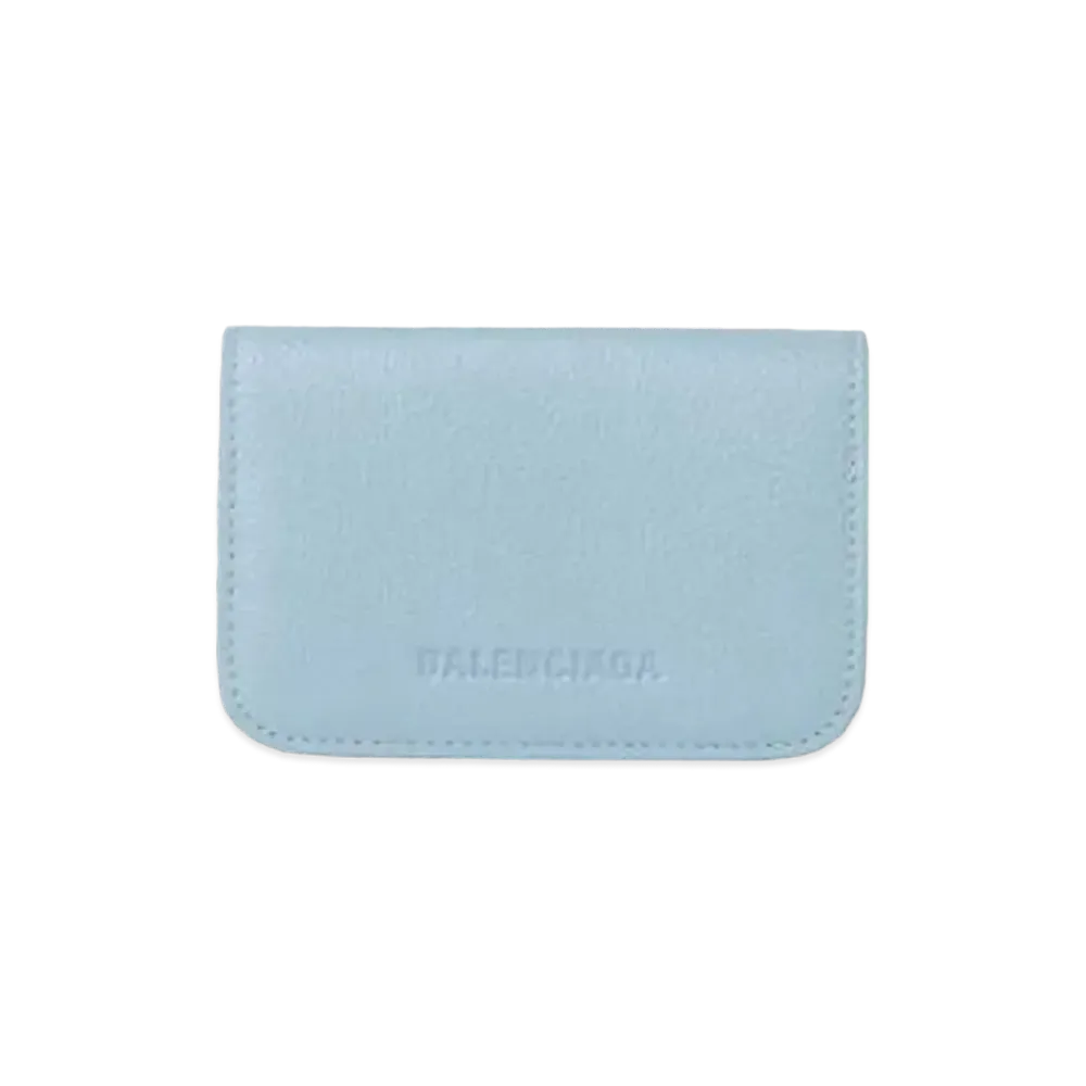 BALENCIAGA Essential Mini Wallet "Bluegrey"