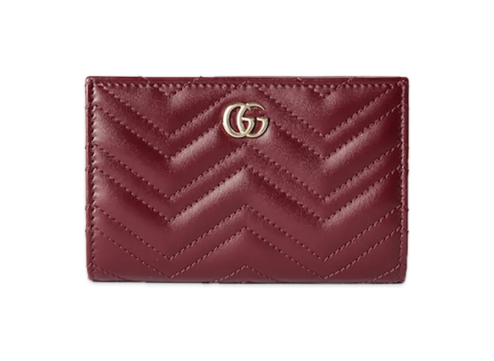 グッチ GG マーモント ウォレット "ロッソ アンコーラ レッド レザー" 781583 DTDHV 6207