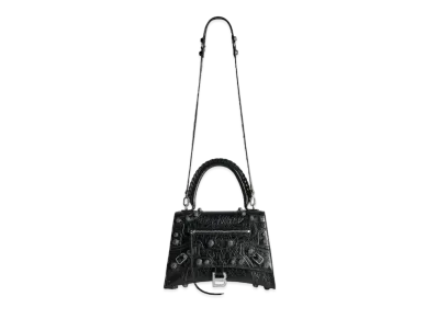 BALENCIAGA Hourglass X Le Cagole Medium Handbag "Black"