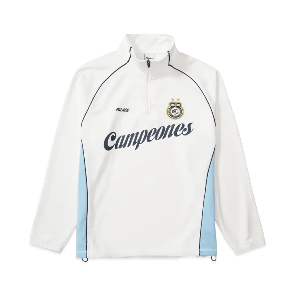 PALACE Copa 1 4 Zip Techy Fleece "White"