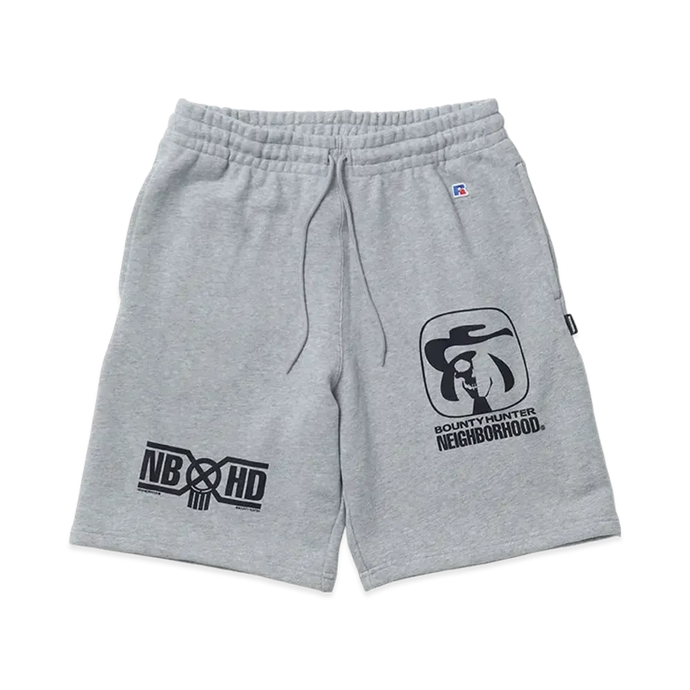 NEIGHBORHOOD x BOUNTY HUNTER x RUSSELL ATHLETIC Sweat Short Pants "Gray"