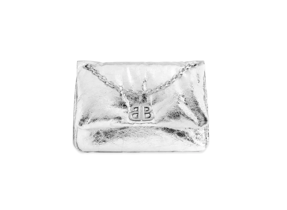 BALENCIAGA Monaco Mini Bag Metallized
