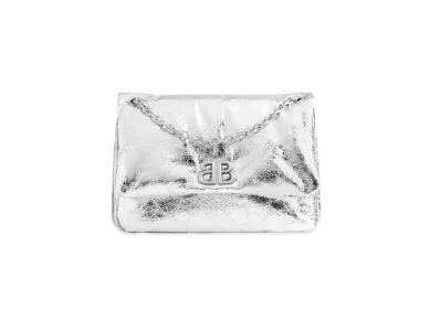 BALENCIAGA Monaco Mini Bag Metallized