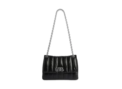 BALENCIAGA Monaco Mini Bag Quilted "Black"