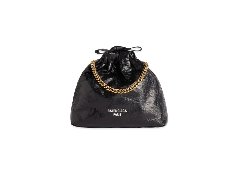 BALENCIAGA Crush XS Tote Bag "Black"