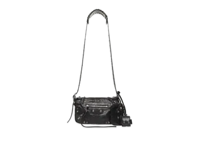 BALENCIAGA Le Cagole Mini Flap Bag "Black"