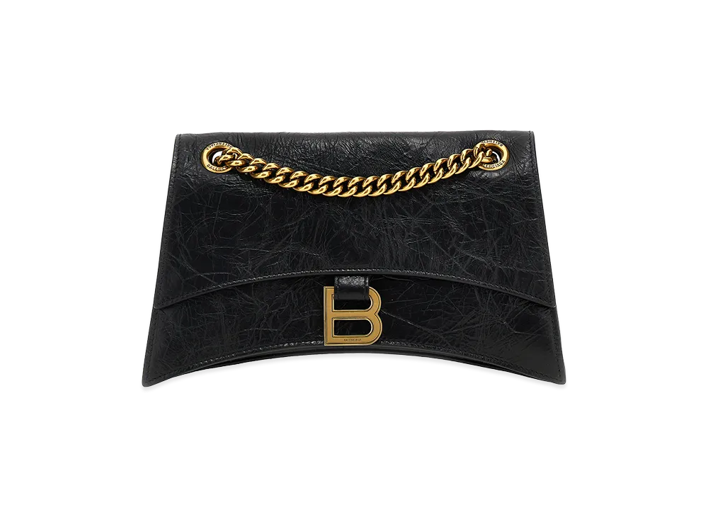 BALENCIAGA Women's 'Crush Chain S' Shoulder Bag "Black"