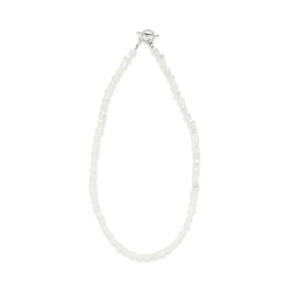 COOTIE PRODUCTIONS Distortion Pearl Necklace "WHITE"