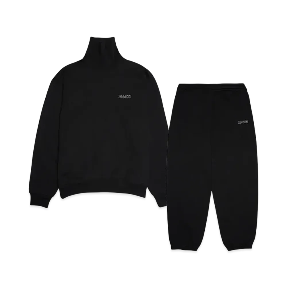 ENNOY Electric Logo Turtleneck Sweat Set Up "Black" AW24BRENCT05NTL / AW24BRENPT07NTL