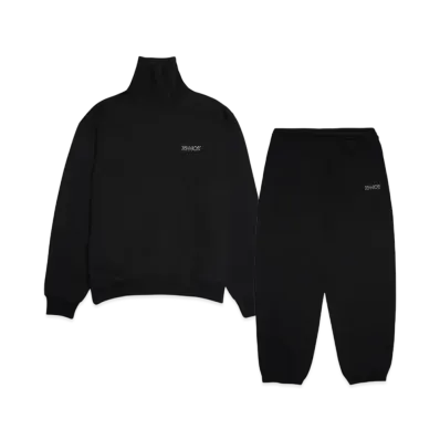 ENNOY Electric Logo Turtleneck Sweat Set Up "Black" AW24BRENCT05NTL / AW24BRENPT07NTL