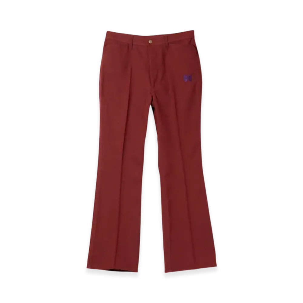 NEEDLES Boot-Cut Jean - Poly Twill "Red"