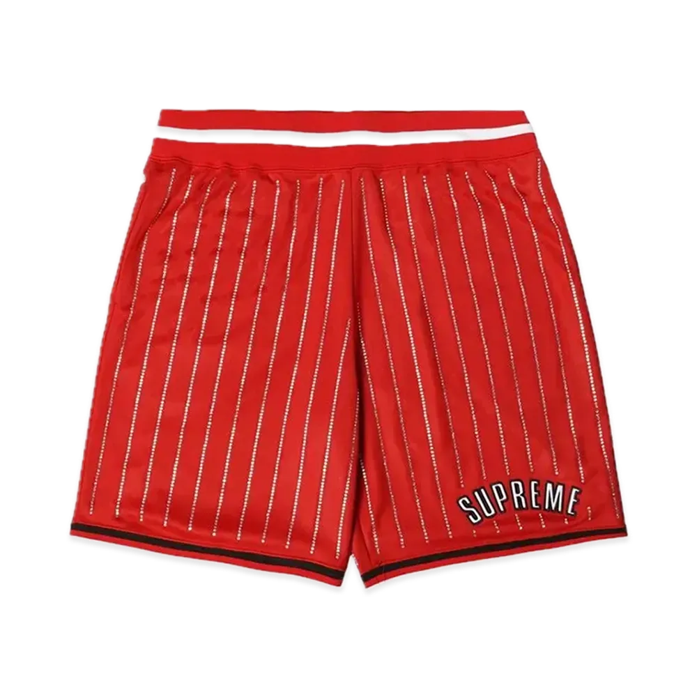 Supreme Rhinestone Stripe Basketball Short 
