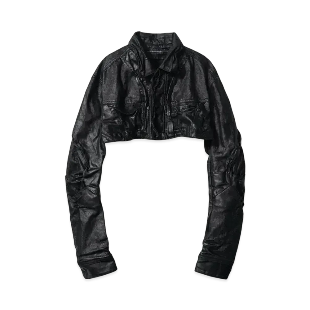 JULIUS 10oz COATED DENIM"BLACK"
