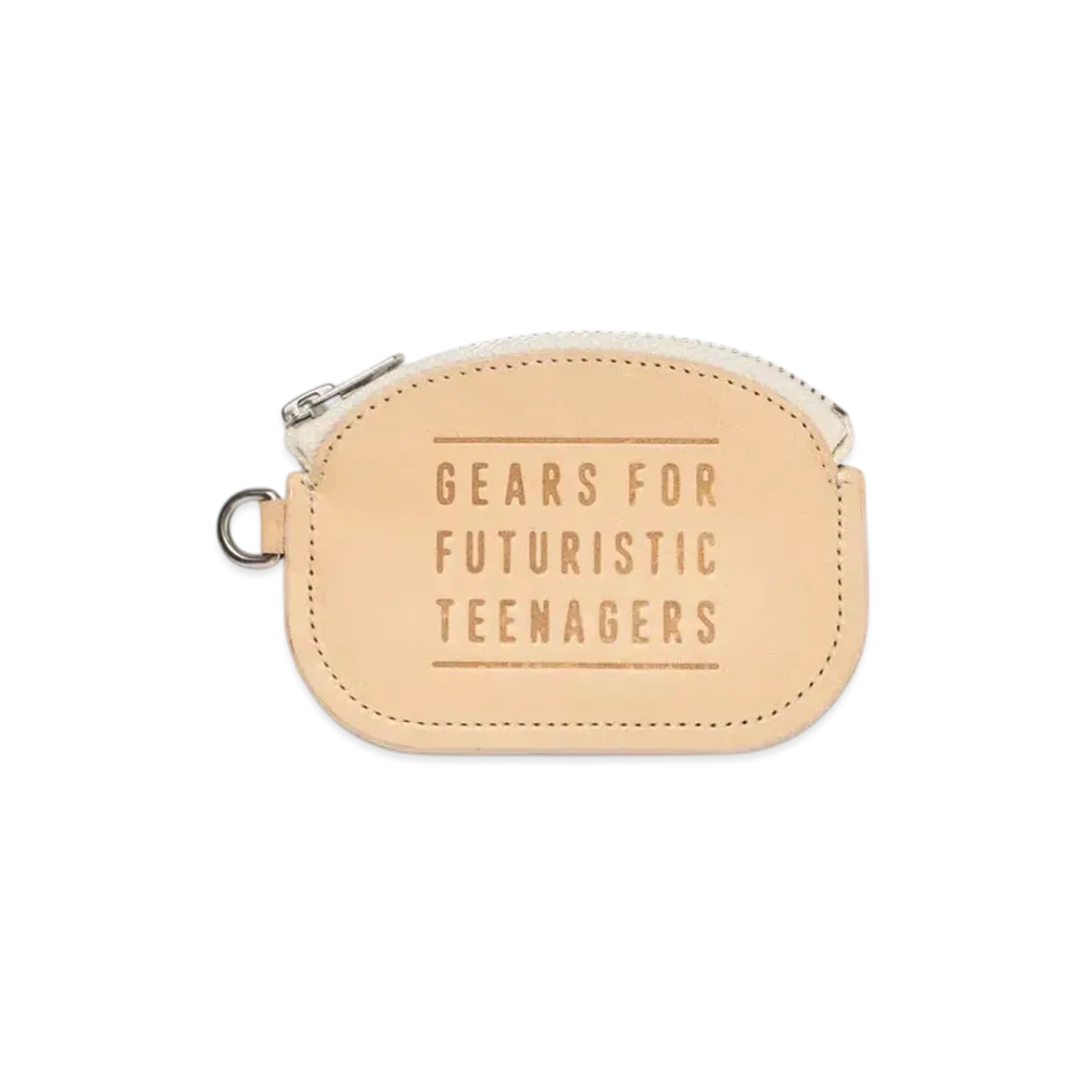 HUMAN MADE Leather Coin Case "Beige"