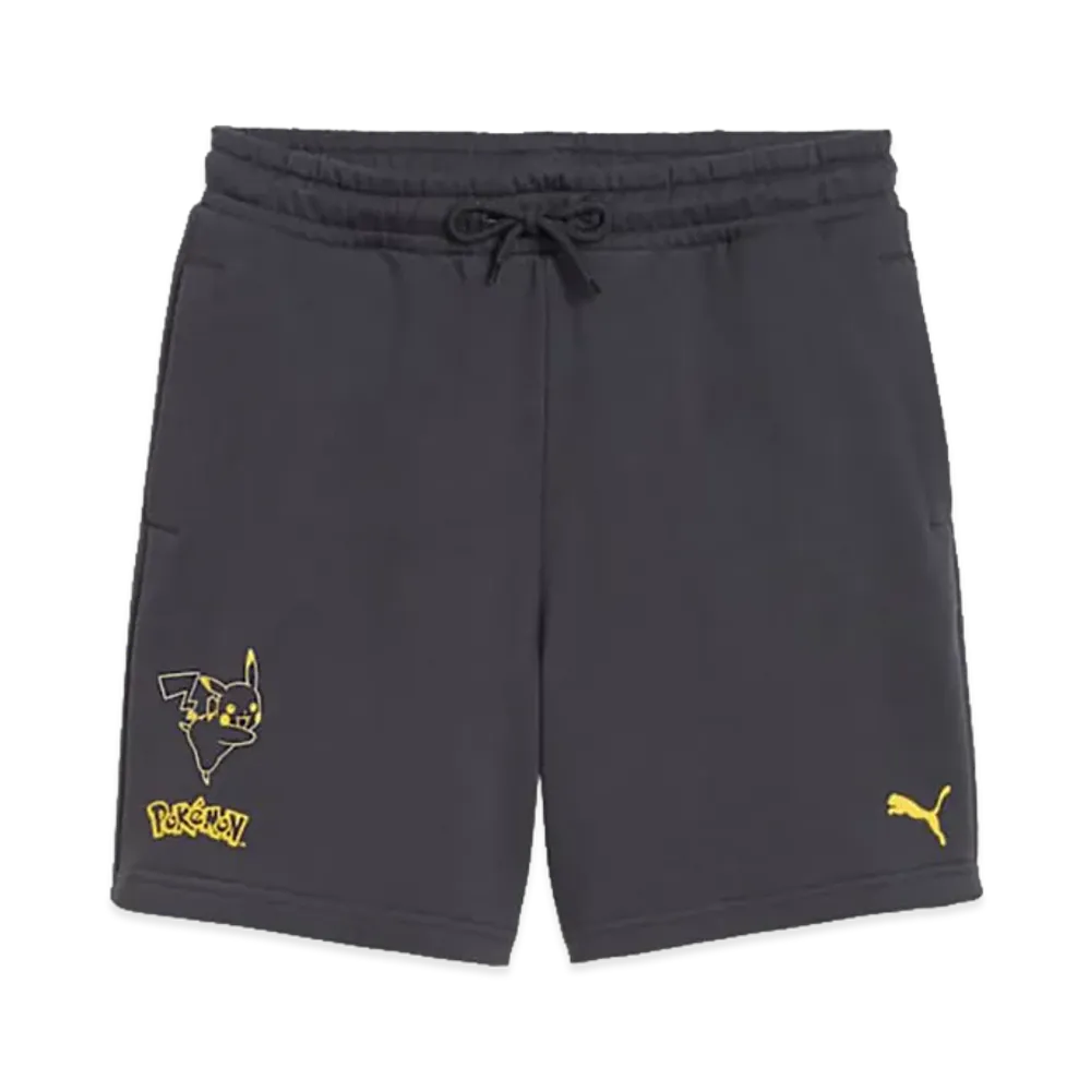 PUMA x Pokemon Kids Relaxed Shorts TR "Strong Gray"