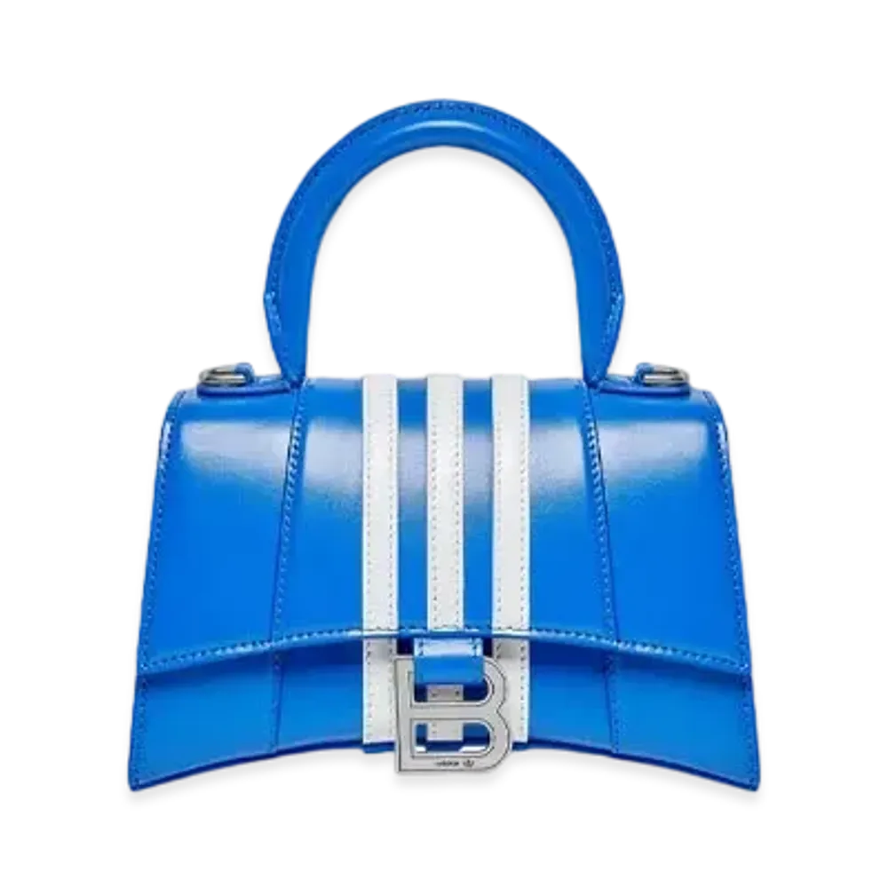 adidas BALENCIAGA Hourglass XS Handbag "Blue"
