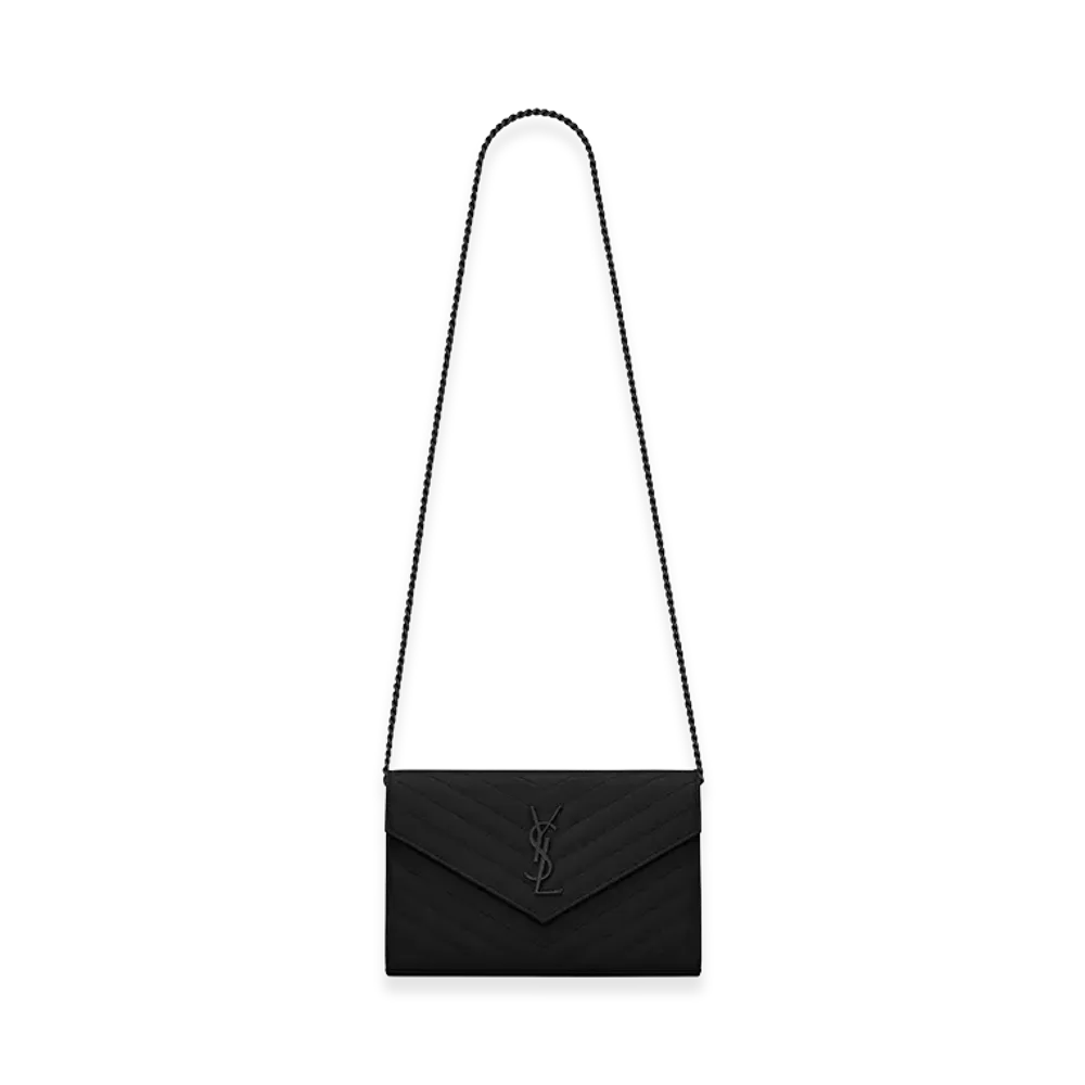 Saint Laurent Women's 'Cassandre' Clutch "Black"