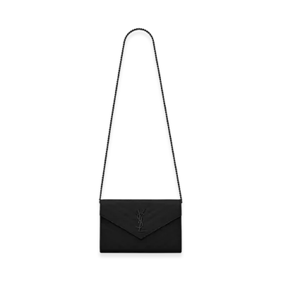 Saint Laurent Women's 'Cassandre' Clutch "Black"