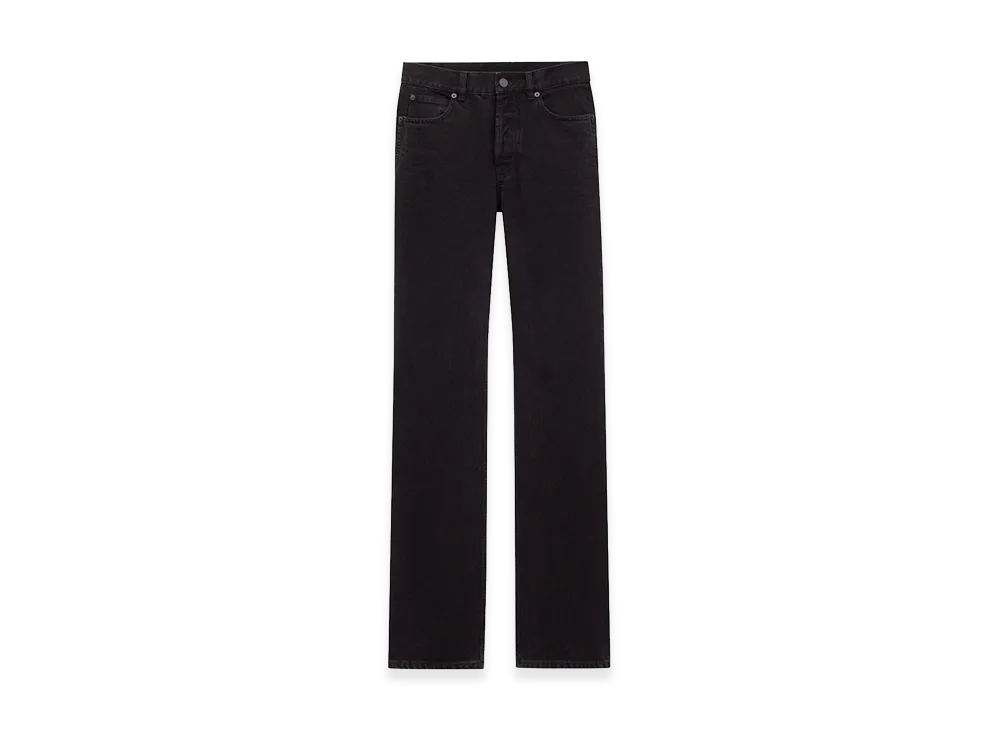Saint Laurent Women's Low Waist Jeans Nico "Black"