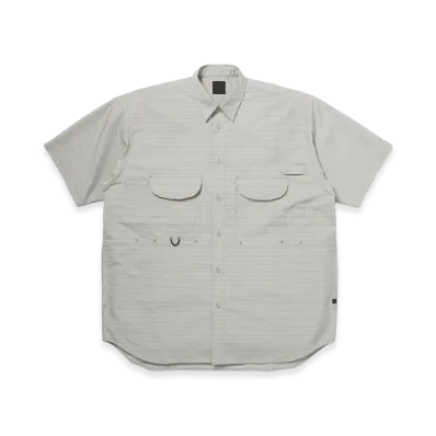 DAIWA PIER39 Tech Fishing Shirt S/S Summer Plaid "Light Gray"