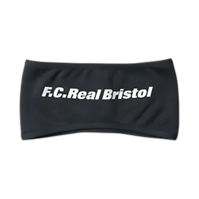 F.C.Real Bristol Stretch Fleece Headband "Black"