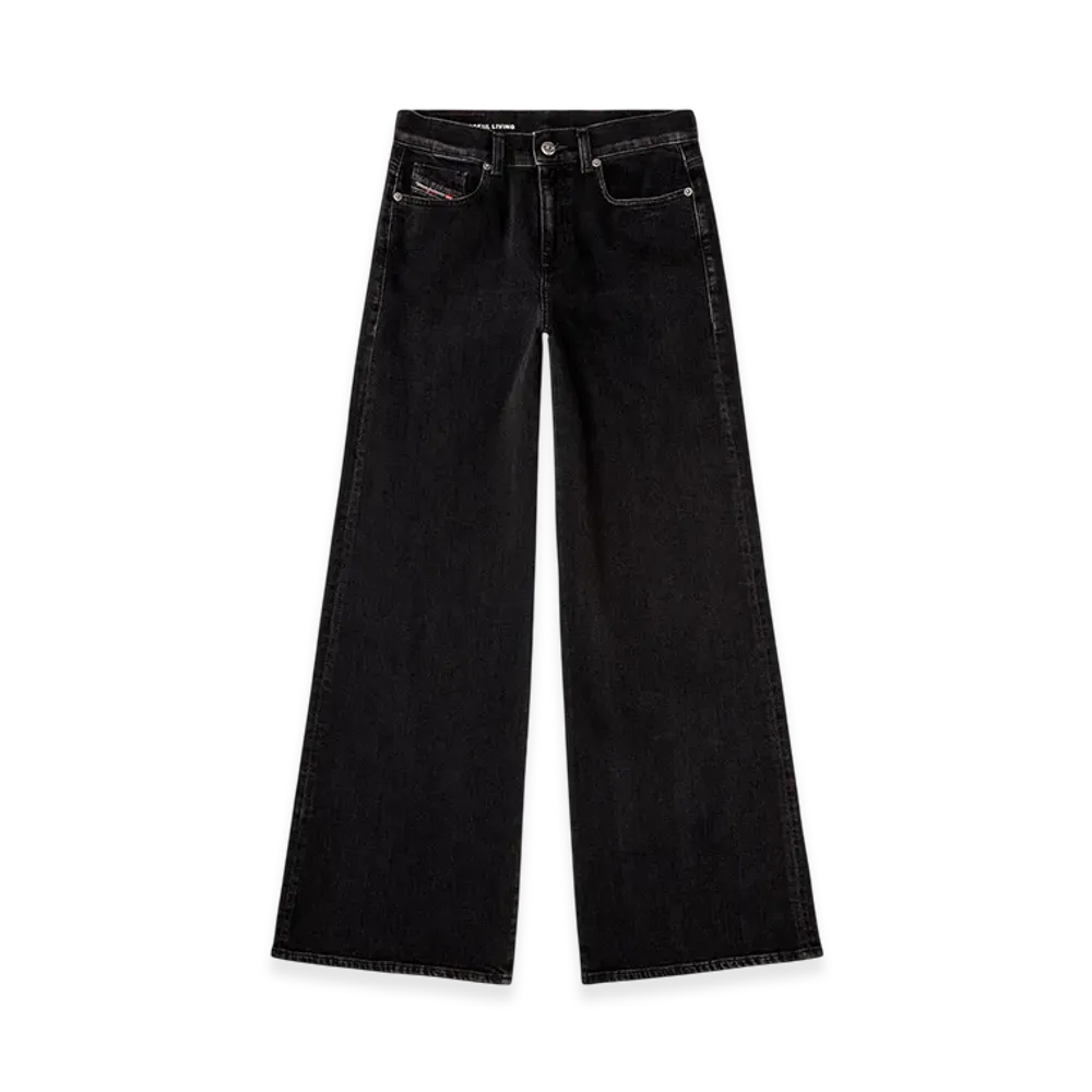 Diesel Flare Jeans 1978 D-Akemi 09n89 "Black/Dark Grey"
