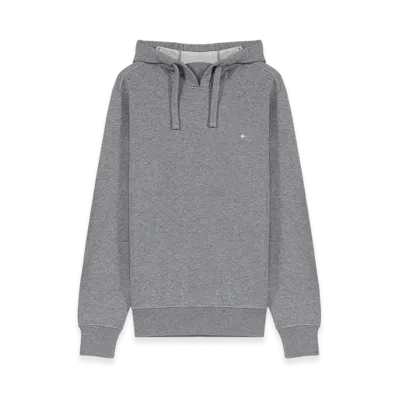 Stone Island 61651 Garment Dyed Hooded Sweatshirt - 22SS "Melange Grey"