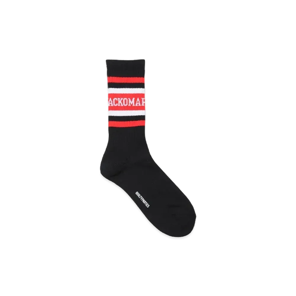 WACKO MARIA Logo Jacquard Socks "Red"