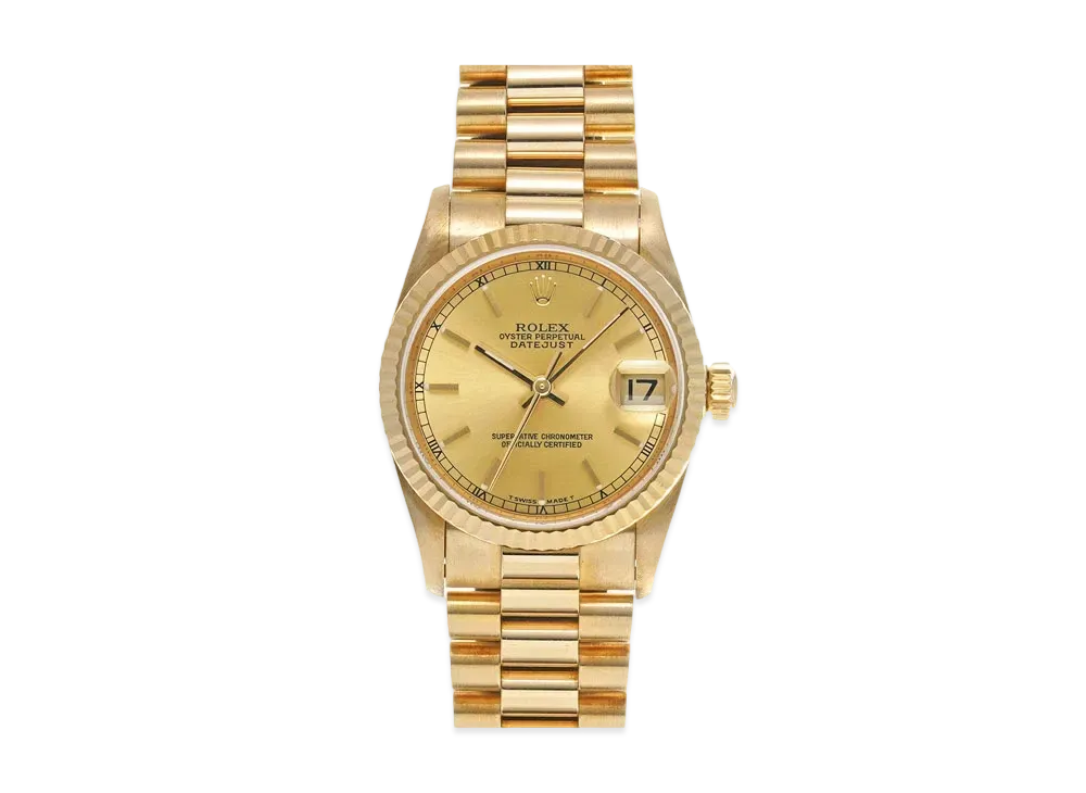 ROLEX Datejust "Champagne/Yellow Gold"